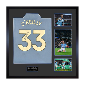 Nico O'Reilly Signed Manchester City Elite Frame