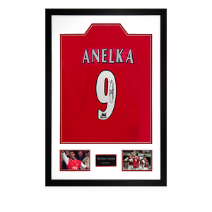 Nicolas Anelka Signed Arsenal Premium Frame