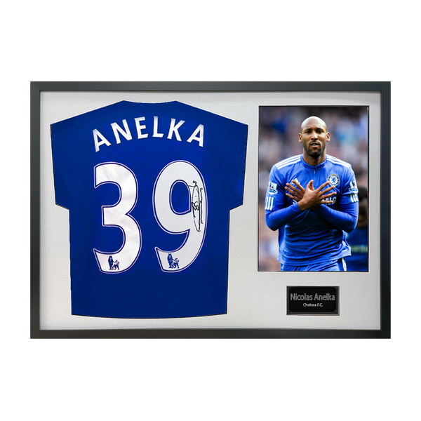 Nicolas Anelka Signed Chelsea Classic Frame