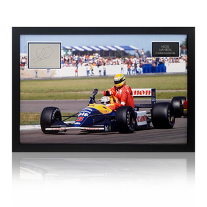 Nigel Mansell 1992 F1 World Champion "Senna Taxi" Williams Display