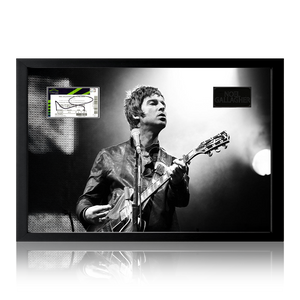 Noel Gallagher Signed High Flying Birds Ticket Iconic Frame (Beckett)
