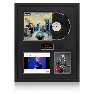 Noel Gallagher Signed 10x8 Image LP Elite Frame (Beckett)