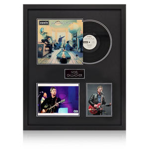 Noel Gallagher Signed 10x8 Image LP Elite Frame (Beckett)