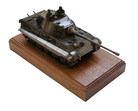 German King Tiger/Tiger II Tank Cold Cast Bronze Military Statue
