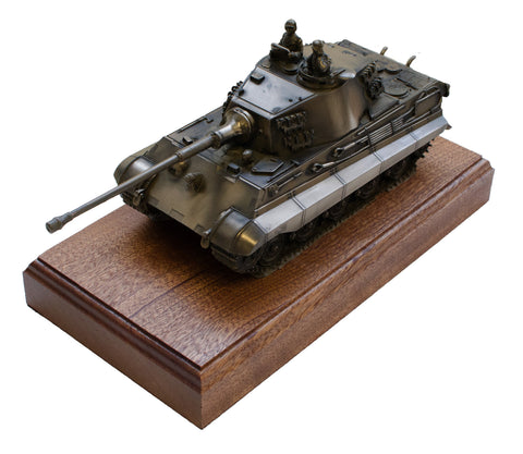 German King Tiger/Tiger II Tank Cold Cast Bronze Military Statue