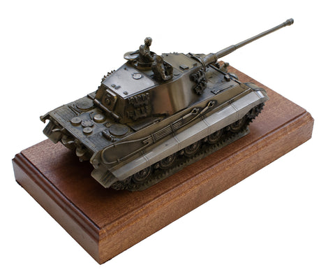German King Tiger/Tiger II Tank Cold Cast Bronze Military Statue