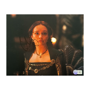 Olivia Cooke Signed House of the Dragon 10x8 Image (AFTAL Authenticated)