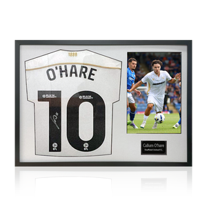 Callum O'Hare Signed Sheffield United Away Shirt Classic Frame