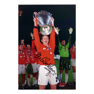 Ole Gunnar Solskjaer Signed 12x8 Photo
