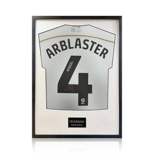 Ollie Arblaster Signed Sheffield United 25/26 Away Shirt Classic Frame