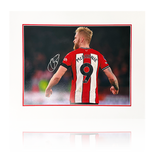 Oli McBurnie Signed Sheffield United Image Deluxe Mount