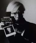 Oliviero Toscani (1942-) - Andy Warhol with Polaroid