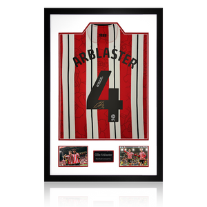 Ollie Arblaster Signed Sheffield United 24/25 Shirt Premium Frame