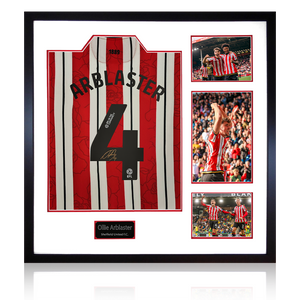Ollie Arblaster Signed Sheffield United 24/25 Shirt Elite Frame