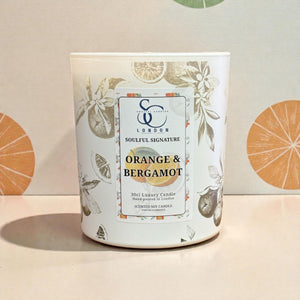 Orange & Bergamot – Luxury Soy Candle (30cl)