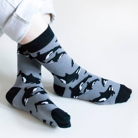 Save the Orcas Bamboo Socks