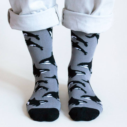 Save the Orcas Bamboo Socks