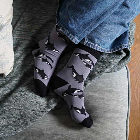 Save the Orcas Bamboo Socks