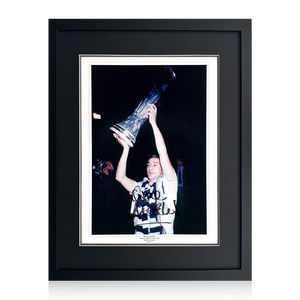 Ossie Ardiles Signed Tottenham Hotspur Image Deluxe Mount Frame