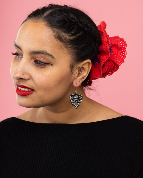 Ouija Planchette Earrings