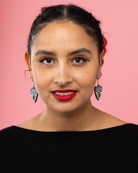 Ouija Planchette Earrings