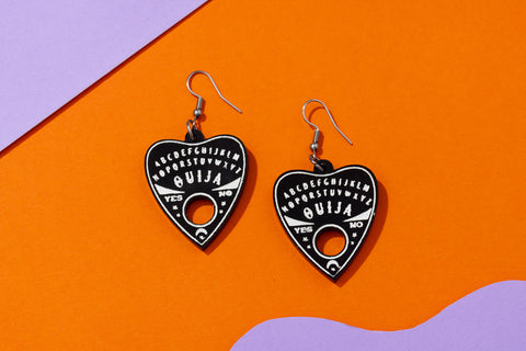 Ouija Planchette Earrings