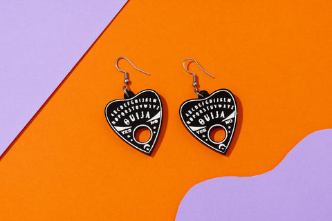 Ouija Planchette Earrings