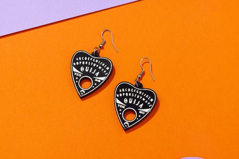 Ouija Planchette Earrings