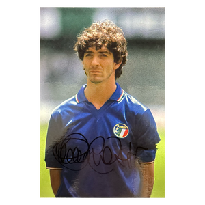 Paolo Rossi Signed Italy 12x8 Photo 9