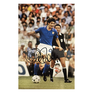 Paolo Rossi Signed Italy 12x8 Photo 5