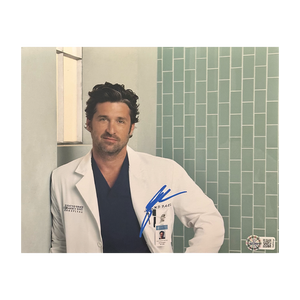 Patrick Dempsey Signed Grey's Anatomy 10x8 Image 1 (AFTAL Authenticated)