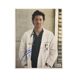 Patrick Dempsey Signed Grey's Anatomy 10x8 Image 2 (AFTAL Authenticated)