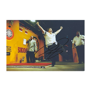 Phil Taylor White Shirt Celebration 12x8