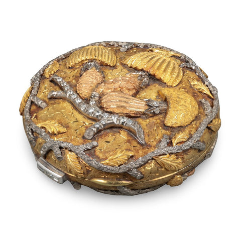 Paolo Cazzaniga (Rome) - Compact - Box - 18kt gold - Diamonds