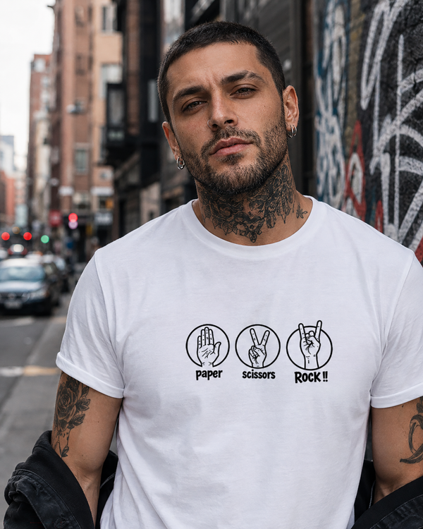 Paper Scissors Rock Short Sleeve T-shirt