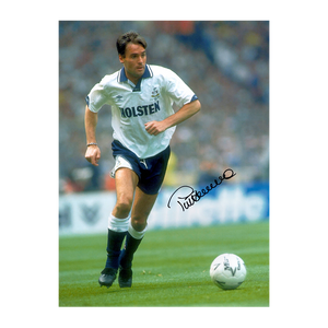 Pat Van Den Hauwe Signed Tottenham Hotspur 16x12 Photo