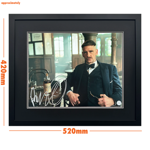 Paul Anderson Signed Peaky Blinders Image Deluxe Mount Frame #3 (AFTAL Witness)