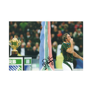Percy Montgomery Signed 12x8 Image
