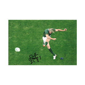 Percy Montgomery Signed 12x8 Image