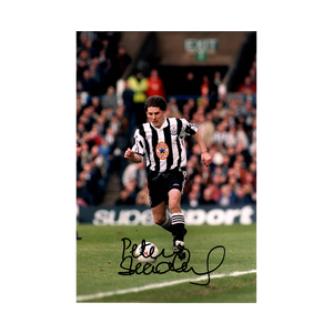 Peter Beardsley Signed 9x6 Image