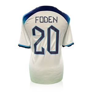 Phil Foden Signed England Shirt