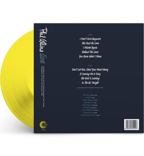 Phil Collins – Live (Édition spéciale album 12 pouces sur vinyle jaune)