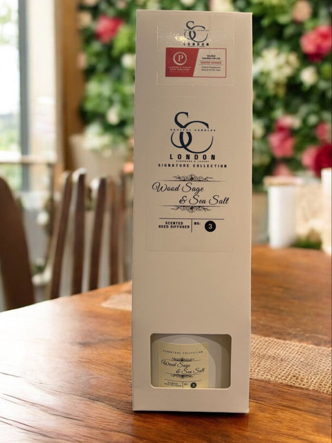 Wood Sage & Sea Salt – Reed Diffuser (100ml)