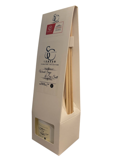 Wood Sage & Sea Salt – Reed Diffuser (100ml)