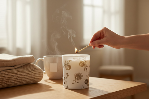 Orange & Bergamot – Luxury Soy Candle (30cl)