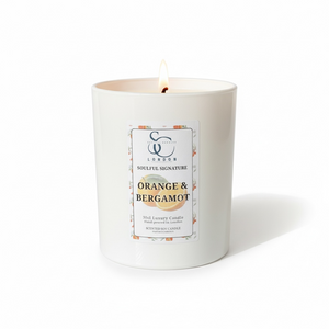 Orange & Bergamot – Luxury Soy Candle (30cl) Classic Look