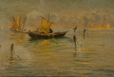 Pietro Fragiacomo (1856-1922), Attr. - Venezia