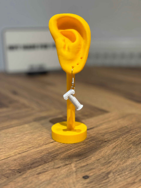 Pillar Dangle Earrings | 3D Printed Architectural Earrings | Gift