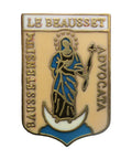 Pin Badge Christian Vintage Le Beausset Baussetensium Advocata