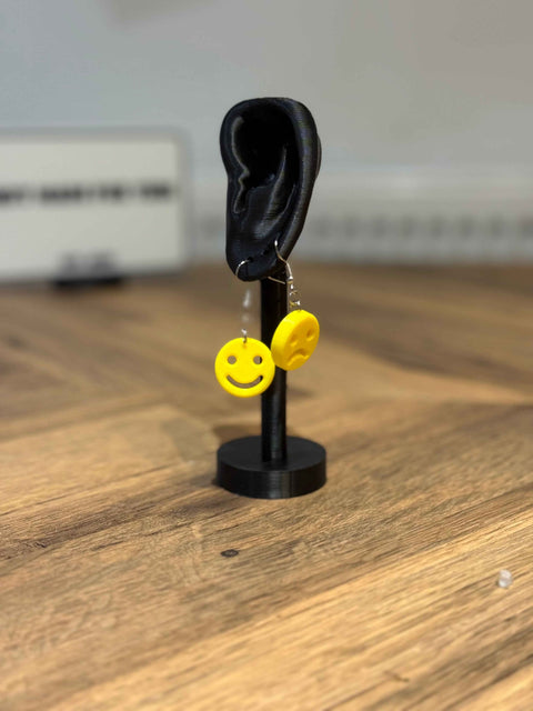 Potato Smiley Earrings | 3D Printed Nostalgic Food Earrings